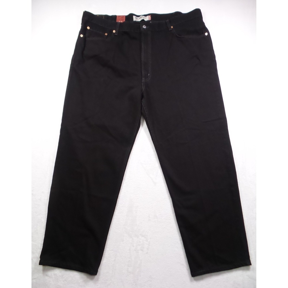 Vintage Levis Mens Jeans 44 x 30 Black Denim 550 Tapered Leg Relaxed Fit NWT
